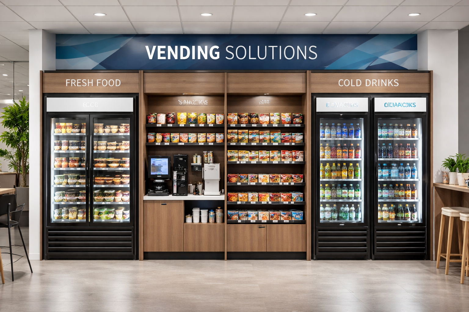 Micro market vending setup